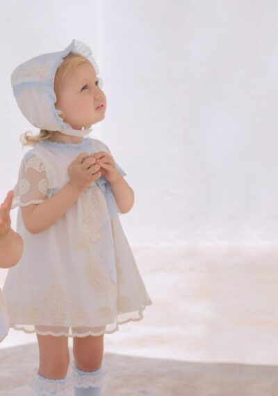 vestidos bebe niña con capota
